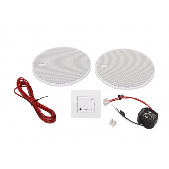 KB Sound Audio Receiver Odtwarzacz Bluetooth In-Wall Biały 52907
