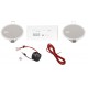 KB Sound Zestaw Audio Receiver Odtwarzacz Bluetooth In-Wall + Radio Dab Czarny Z Głośnikami 2.5 52957+32852+19154